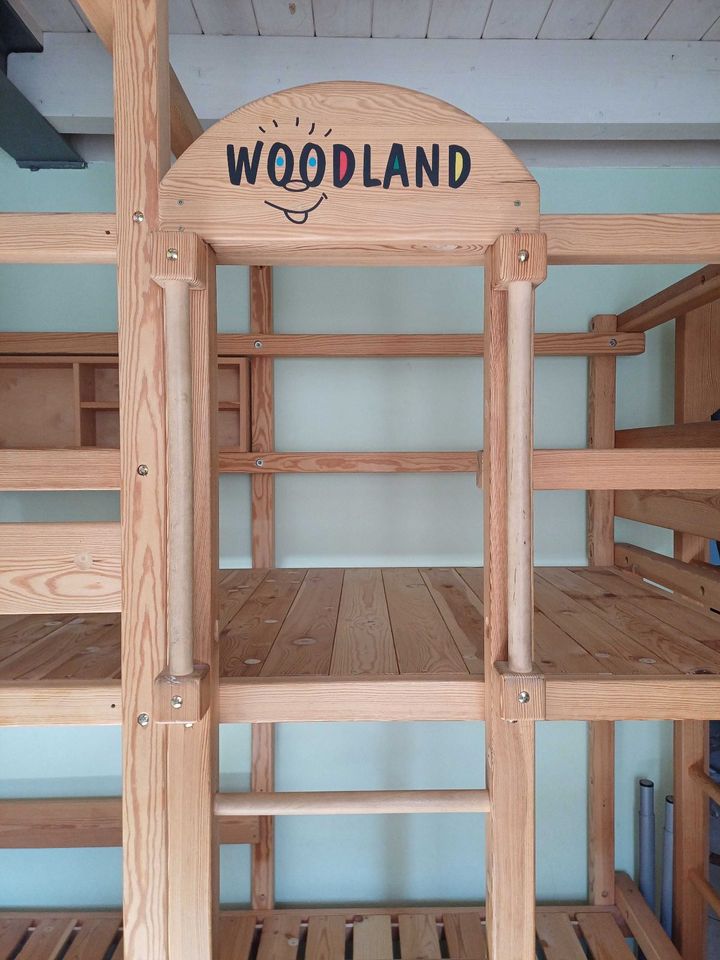 Woodland Etagenbett/Spielbett “Monterey” 501 aus Massivholz in Mannheim