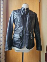 Heine Damen Lammnappa Leder Jacke Gr. 40 schwarz wie neu Niedersachsen - Wulfsen Vorschau