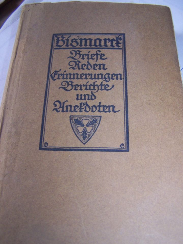 Antikes Buch Bismark v. 1917 in Kirchenlamitz