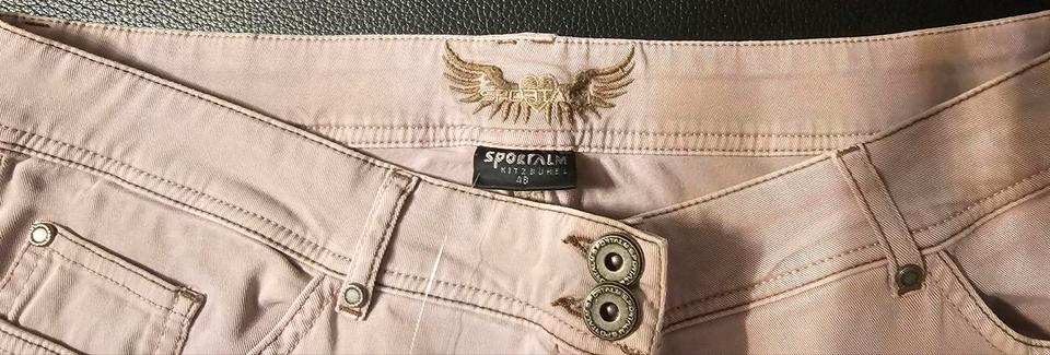 Neue ungetragene Sportalm Hose in Flieder/Rose in Größe 48 in Großhansdorf