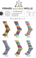 92,7€*/kg Ferner Wolle Mally Socks H/24 Regenbogen 150 g Nordfriesland - Klanxbüll Vorschau