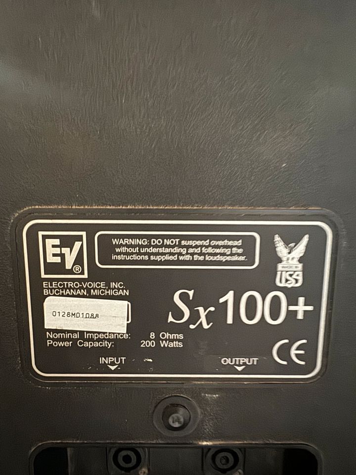 4x Elektro Voice SX 100 in Uelsen