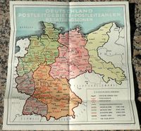 "Deutschland Postleitgebiete Postleitzahlen Besatzungsgebiete“ Rheinland-Pfalz - Niederfischbach Vorschau