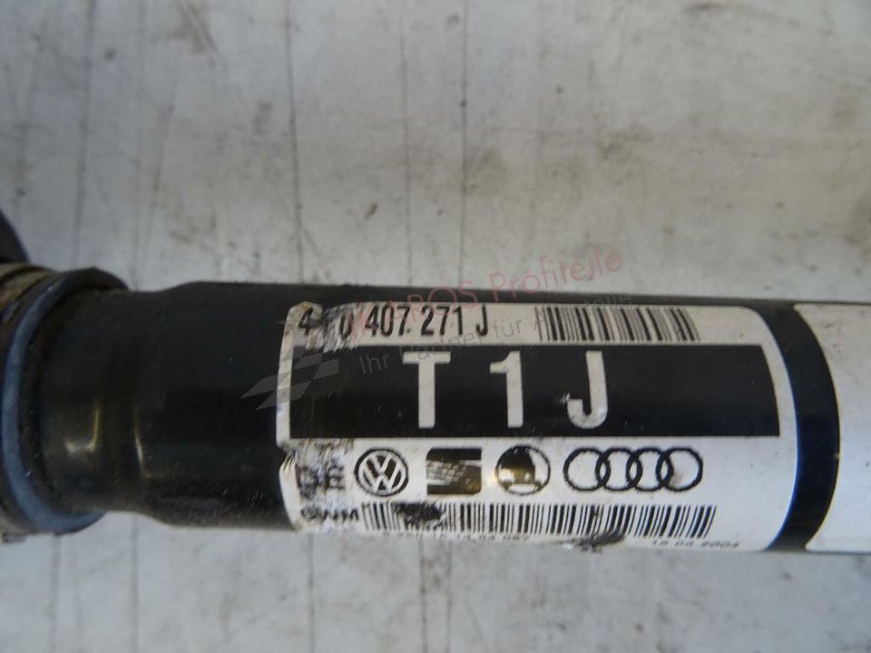 Audi A6 4F C6 Antriebswelle Gelenkwelle vorne Links 4F0407271 J in Bruchsal