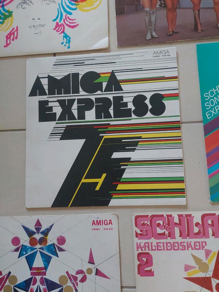 7x DDR Amiga Schallplatten Schlagerexpress u.a. aus den 70igern in Leipzig