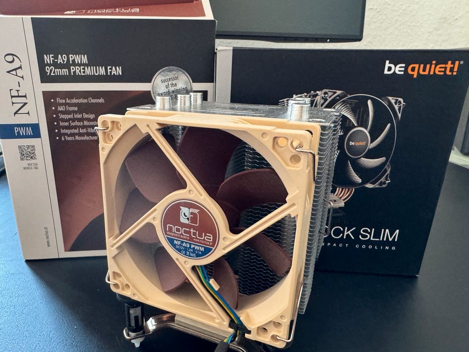 noctua nf a9 pwm & be quiet pure rock slim CPU Kühler in Legau