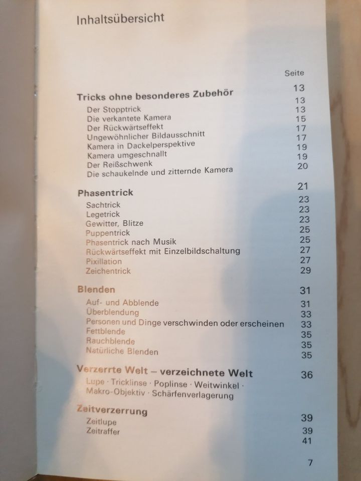 Taschenbuch - Film als Hobby - Titel, Tricks, Effekte - gebraucht in Swisttal