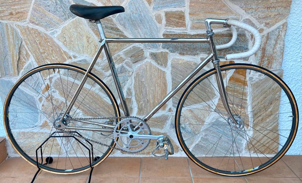 55cm Vintage Torpado Bahnrad - Campagnolo Record Pista in Osterspai