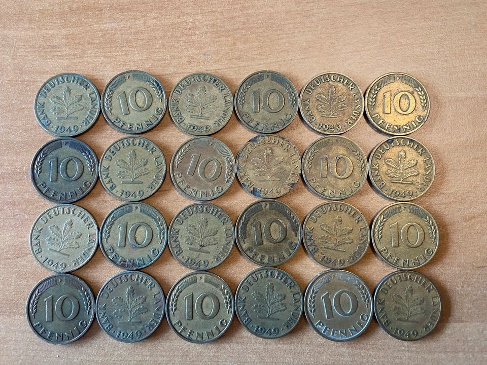 10 Pfennig - Bank Deutscher Länder - 1949 in Merseburg