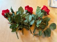 3x Rose Kunstblume Samt sehr hochwertig ca. 28cm Sachsen - Bannewitz Vorschau