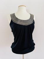 OGE & co T-Shirt, Top, Shirt, schwarz glitzer, Gr 38/M Bayern - Greding Vorschau