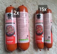 ProCani Kochwurst Rind Menü Hundefutter BARF 2x 800g + 15x 400g Nordrhein-Westfalen - Geseke Vorschau