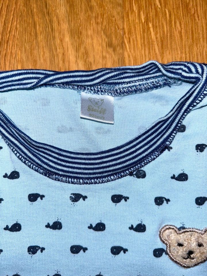 Steiff Shirt mit Quietscher - Langarm-Shirt, Gr. 92 hellblau in Alzenau