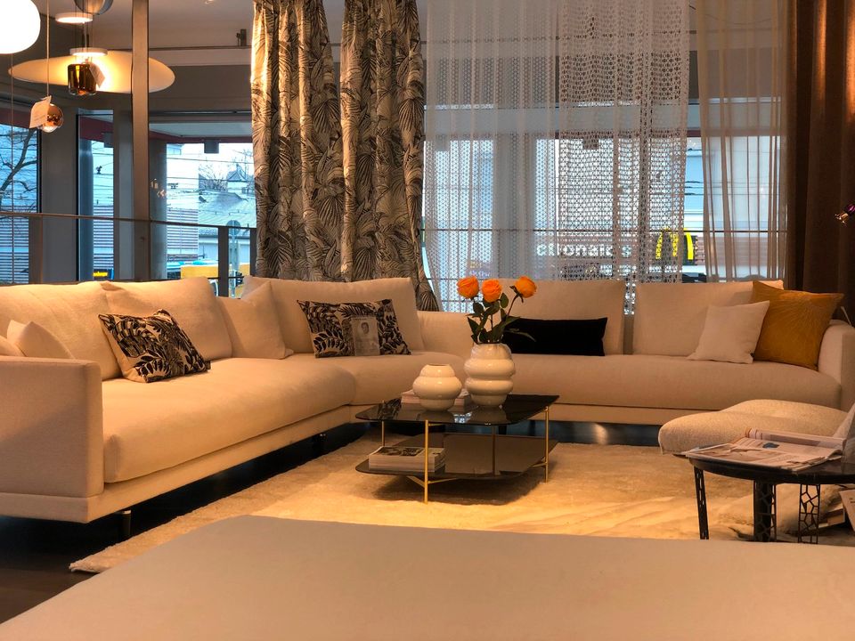 Bielefelder Werkstätten LONG ISLAND Sofa Creme Ecke UVP € 16.975 in München