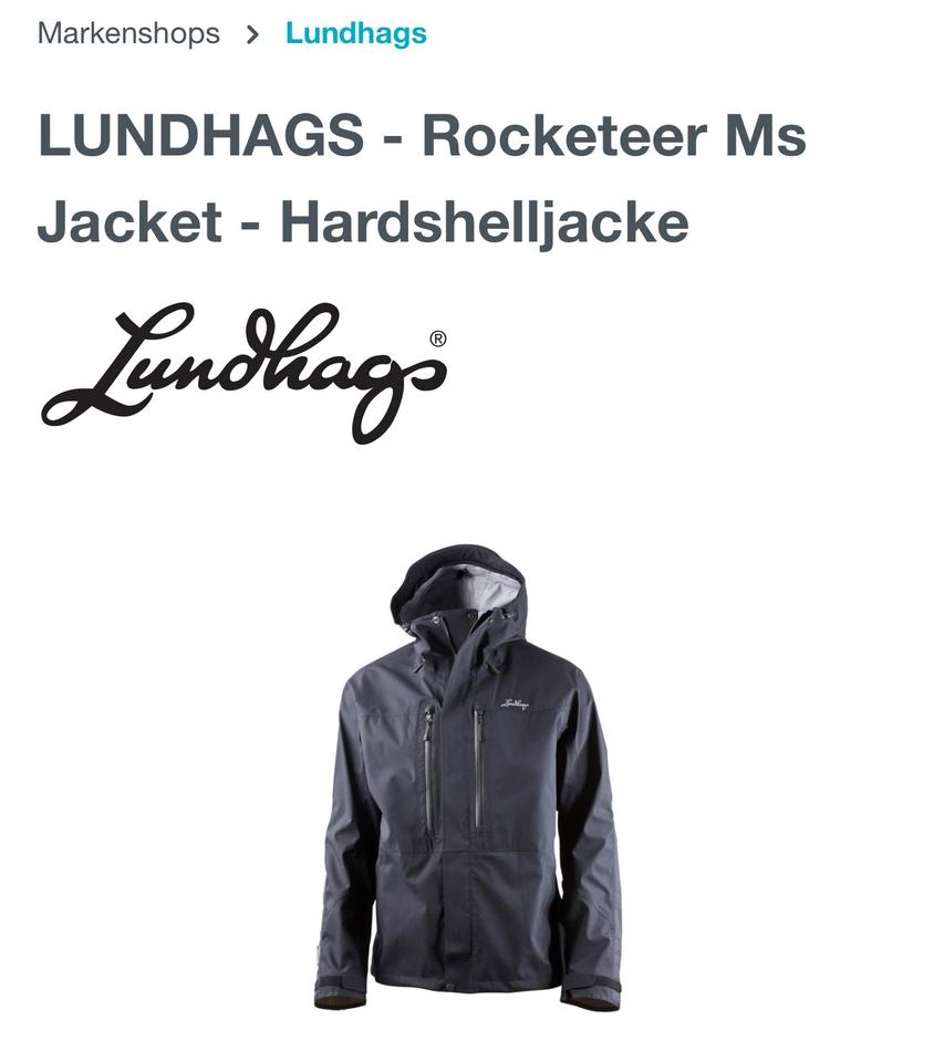 LUNDHAGS - Rocketeer Ms Jacket - Hardshelljacke Größer L in Overath