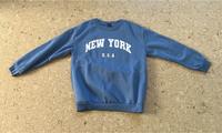 Pullover SheIn Größe XS, blau, Aufdruck 'New York' Hessen - Beselich Vorschau