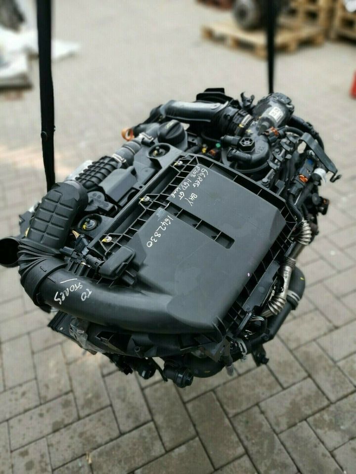 Engine Motor Peugeot Citroen DS BHY DV6FD HDi 28.230Tkm KOMPLETT in Leipzig