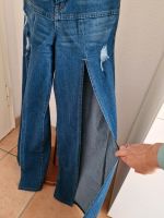 Jeanshose mit hohen Beinschlitzen hosenrock jeans schlitz M blau Nordrhein-Westfalen - Krefeld Vorschau