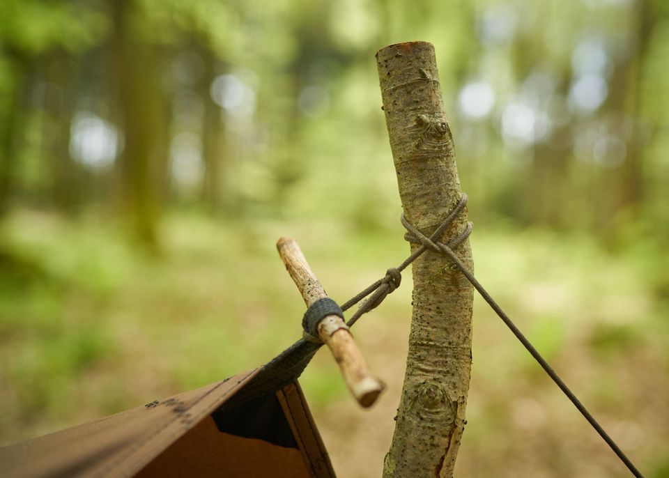 ultaleicht Baumwoll-Tarp, plastikfrei, Bushcraft, NEU in Stelle