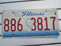 1 USA-Kennzeichen Bundesstaat ILLINOIS - Chicago Bayern - Erding Vorschau