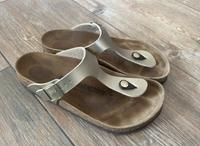 Pantoletten Birkenstock Gizeh Gr.38 Zehentrenner Bayern - Erlangen Vorschau