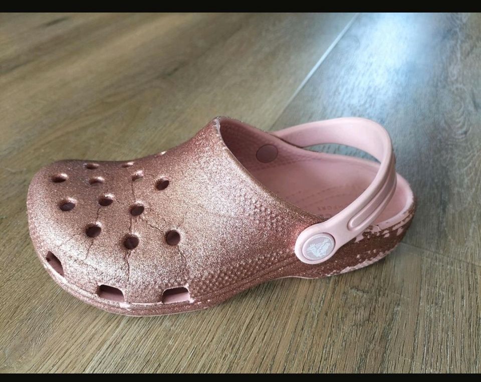 CROCS ❤️ Schuhe Glitzer rosa Mädchen 30 31 in Erfurt