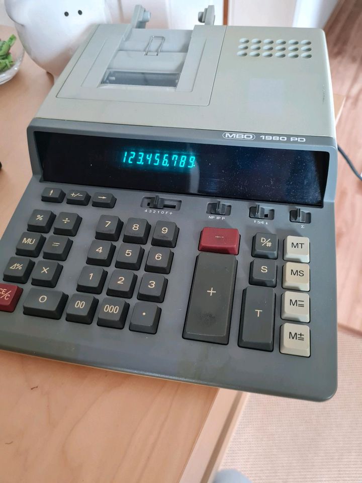 Tischrechner Rechenmaschine MBO international 1980 PD in Bad Homburg