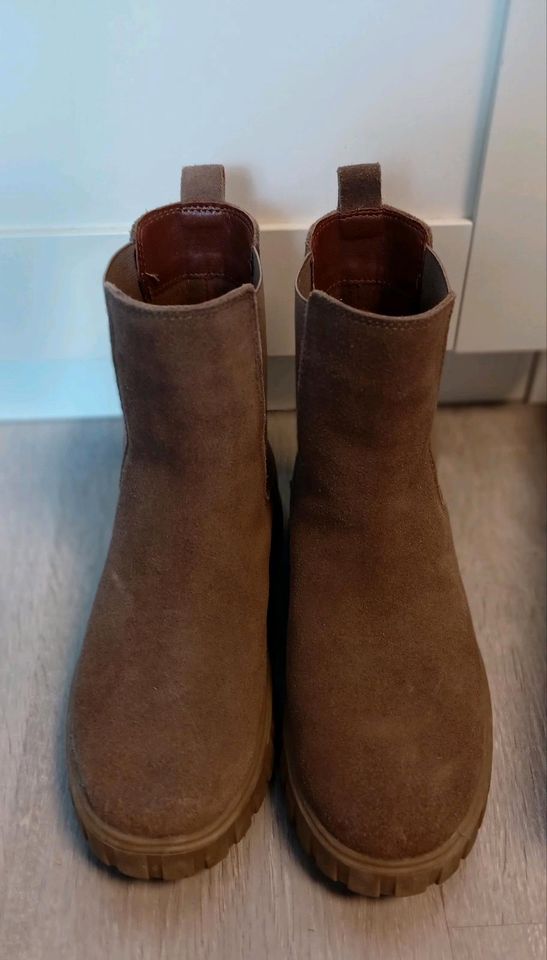 Esprit Chelsea Boots Stiefel, beige, Gr. 39 in Winhöring