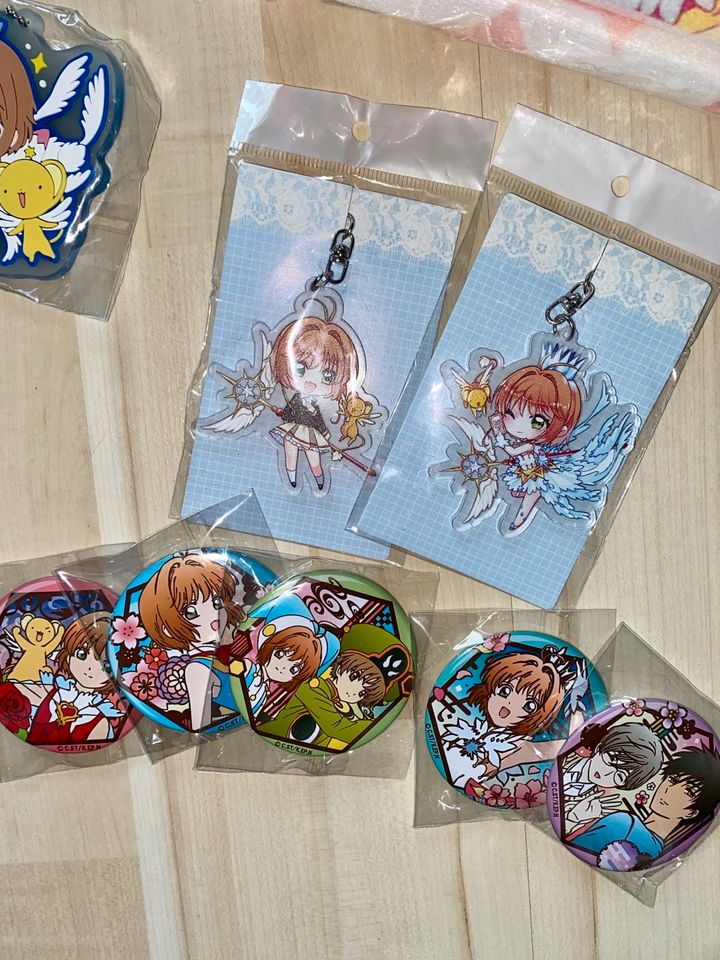 CCC Card Captor Sakura Set 3 Blanket A + B Acryls Buttons Sticker in Hannover