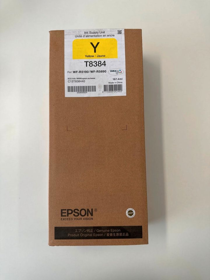Epson T8384 yellow | Original Tinte in Vechta