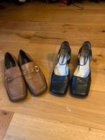 Marc‘o Polo Pumps Halbschuhe cognac schwarz Gr. 39 vagabond Niedersachsen - Schwanewede Vorschau