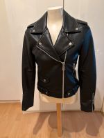 Mango Biker Lederjacke Schwarz S Damen kunstleder Rockabilly 50er Bayern - Heßdorf Vorschau