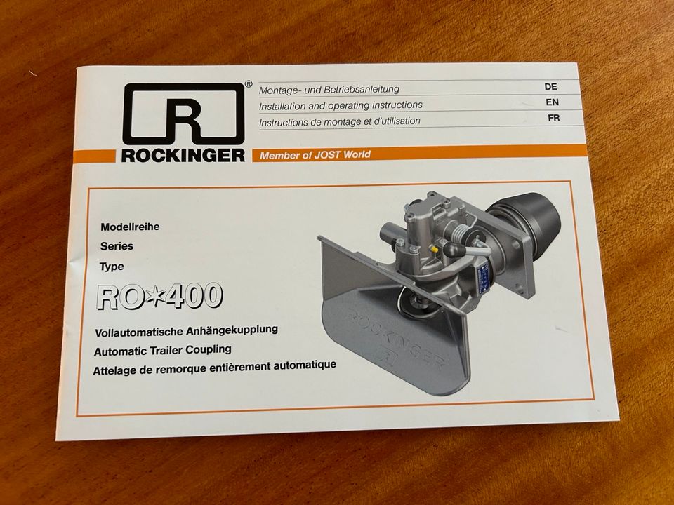 Rockinger RO 400 G 135 LKW vollautomatische Anhängerkupplung NEU in Brodersby bei Schleswig