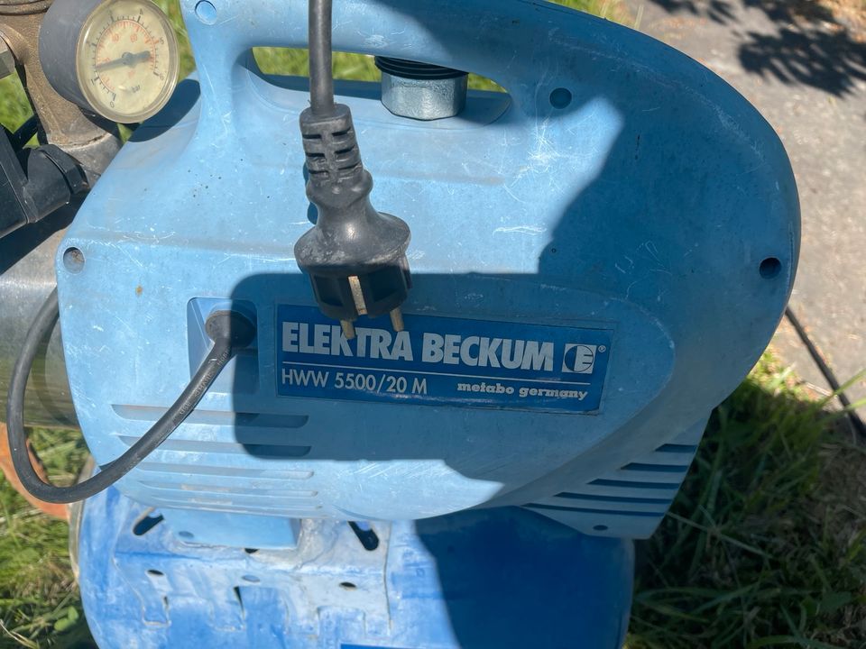 elektra beckum hww 5500/20 m Defekt Pumpe Brunnen in Neustrelitz