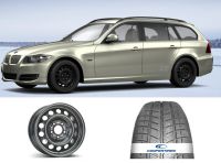 BMW 3 3er E90 Winterräder 5x120 16 Zoll Felgen Winterreifen E91 Nordrhein-Westfalen - Hattingen Vorschau