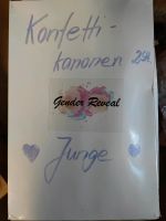 Gender Reveal, Junge, Konfetti, 2 Stück, Leipzig - Thekla Vorschau