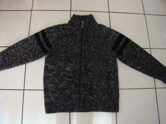 4 YOU Strickjacke M Pulli Pullover Jacke Herren Acryl braun grau in Menden