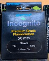 Kryston Incognito Premium Grade Flourocarbon 50 mts 7lb 3.2kg NEU Niedersachsen - Bad Bentheim Vorschau