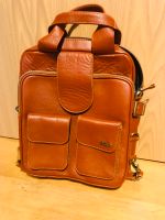 Neue Ledertasche Rucksack 3-in-1 v. Buffalo Cognac-Farbe Dresden - Blasewitz Vorschau