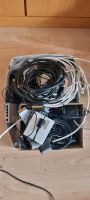 Kabel - gemischte Kiste, Antennenkabel, Strom, Scart, DSL Dose Bayern - Hepberg Vorschau