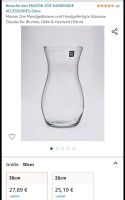⭐️⭐️ Glasvase Vase Deko Mundgeblasene Handgerfertigte Vase Baden-Württemberg - Aalen Vorschau