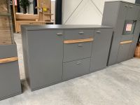 ⭐ Sideboard in Royal grey / Absetzung in Balkeneiche massiv geölt - Schrank ● D&D Möbel⭐ Nordrhein-Westfalen - Hamm Vorschau