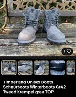 Wunderschöne Timberland Tweed Damen Stiefel grau 42 Niedersachsen - Lüchow Vorschau