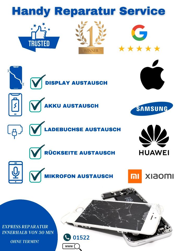 ✅ Samsung S21 S22 FE Plus Ultra A60 A7 Displaywechsel Reparatur ✅ in Berlin