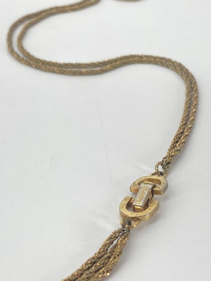 * CHRISTIAN DIOR HALSKETTE KETTE SEEPFERDCHEN VINTAGE VERGOLDET in Berlin