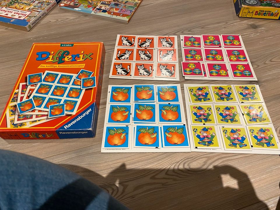 Gesellschaftsspiele verschiedene, Puzzle, Bücher Kinder in Delligsen