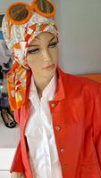 RENÉ LEZARD Lederjacke Orange Jacke L  42 Seidentuch PARIS Carre München - Altstadt-Lehel Vorschau