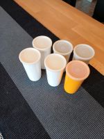 Tupperware,6Trinkbecher /Joghurtbecher 150ml ,5 weiße,1 Orange mi Niedersachsen - Bad Fallingbostel Vorschau