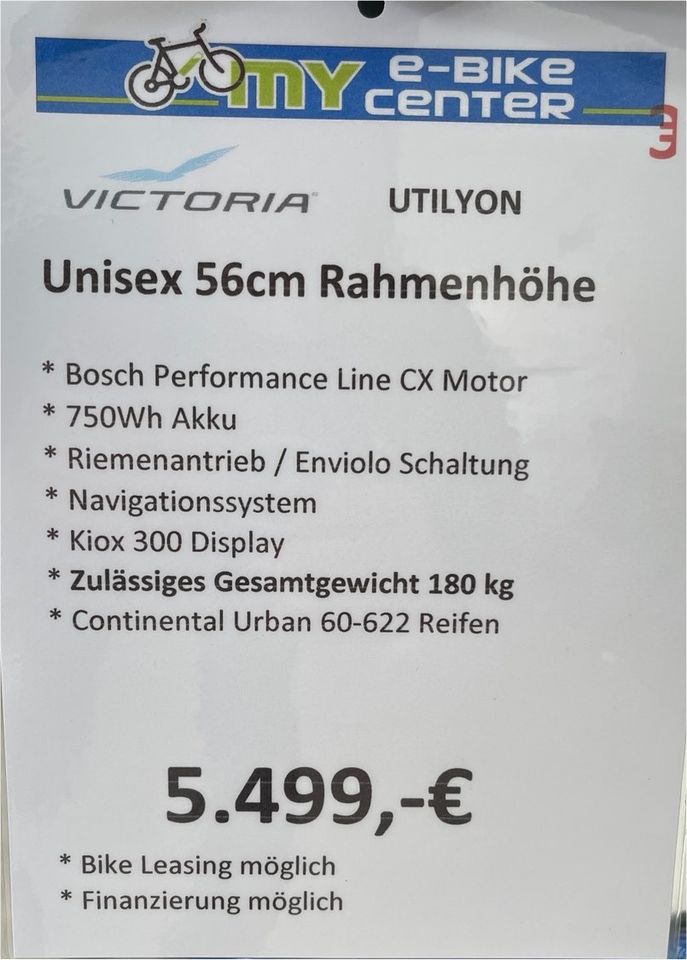 Victoria Utilyon Herren SUV E-Bike Bosch in Varel