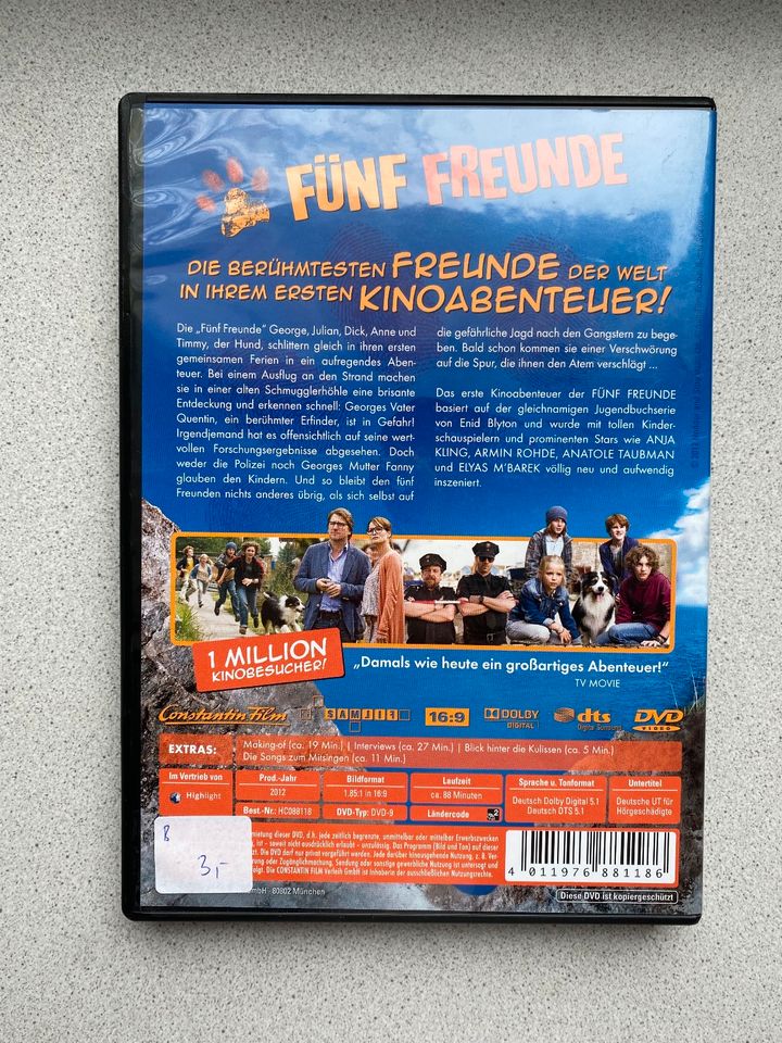 DVDs: Fünf Freunde 1+2 in Monschau